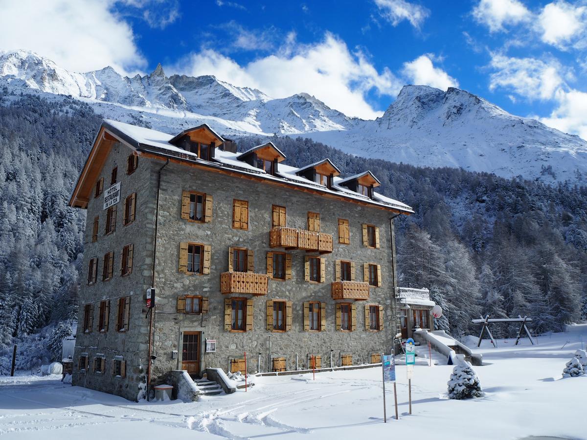 Aiguille De La Tza Hotell Arolla Exteriör bild