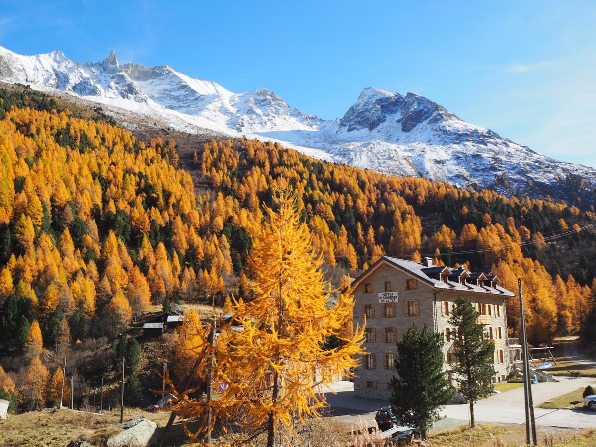 Aiguille De La Tza Hotell Arolla Exteriör bild