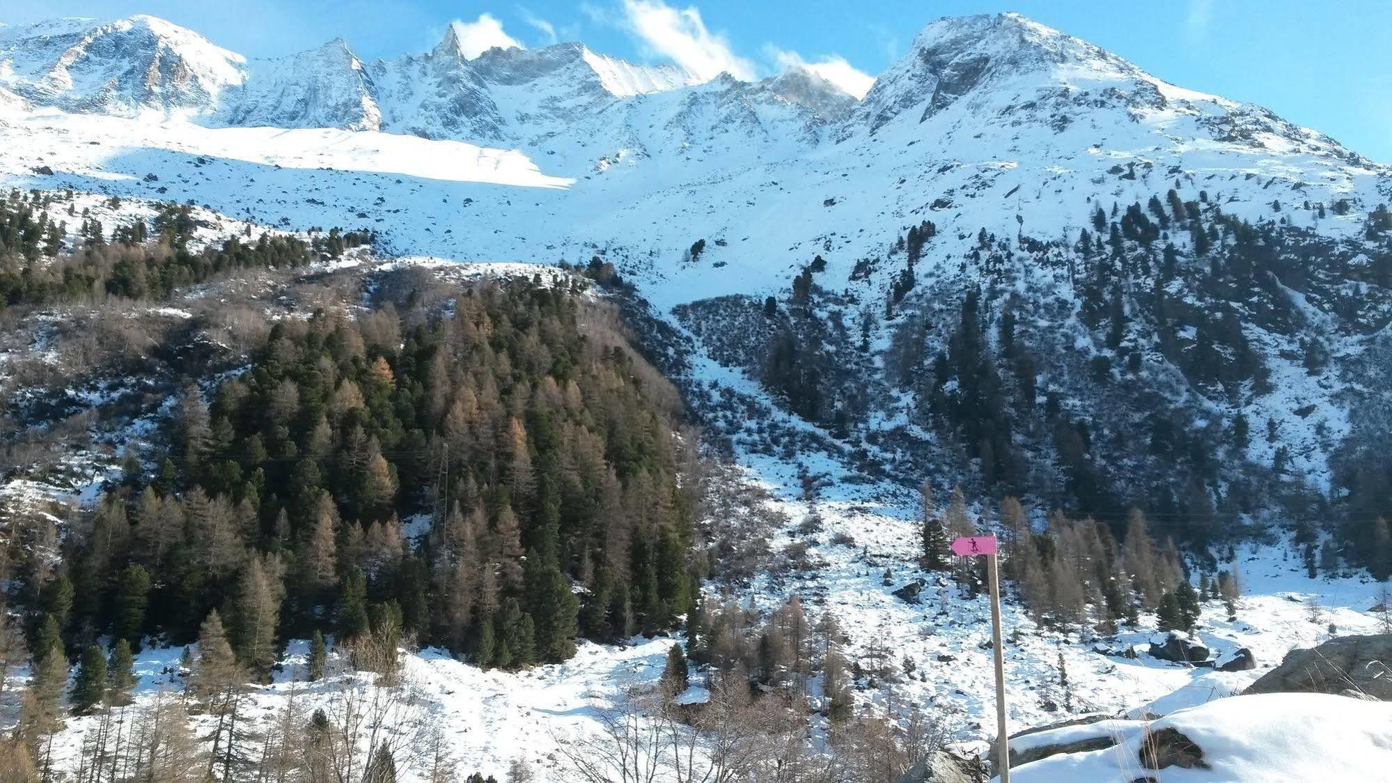 Aiguille De La Tza Hotell Arolla Exteriör bild